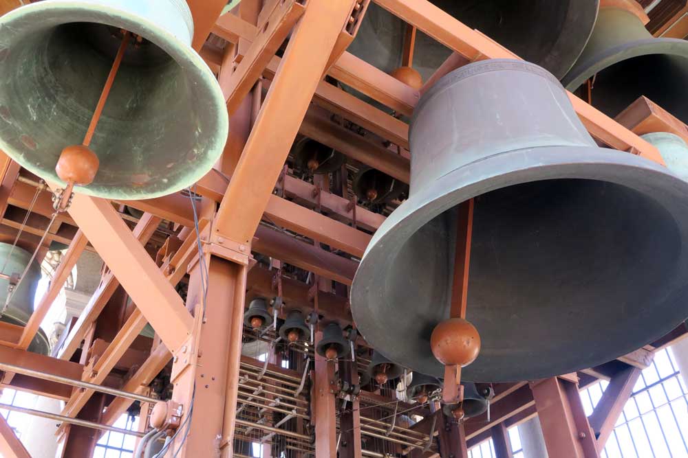 The bells up close