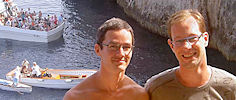 Dan and Mikkel in Capri