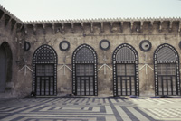 Great Mosque of Aleppo, south facade on courtyard.