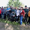 The Saunterers at Shiloh Ranch Regional Park, 15 Feb 2020  Margaret Gravin, Ezra Kantor, Jill Kantor, David Ebright, Richard Graalfs, Debbie Ebling, Mary Farha (kneeling in front), Diane Vidmar, Wendy Gross, Audrey Leyhe, Laura Tighe, Eileen Tenn, Bob Martin Eileen Moloy, Martha Barton, Nicole Shimizu