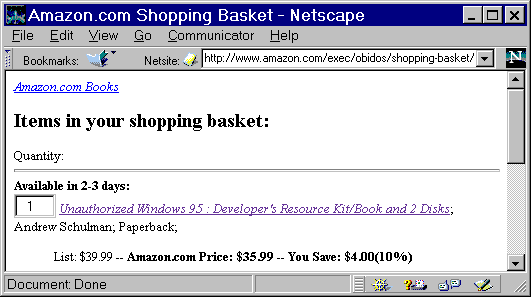 Figure 1-6: from http://www.amazon.com/exec/obidos/shopping-basket