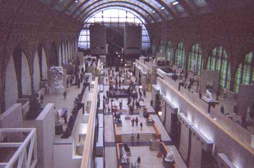 picture inside the musee d'orsay