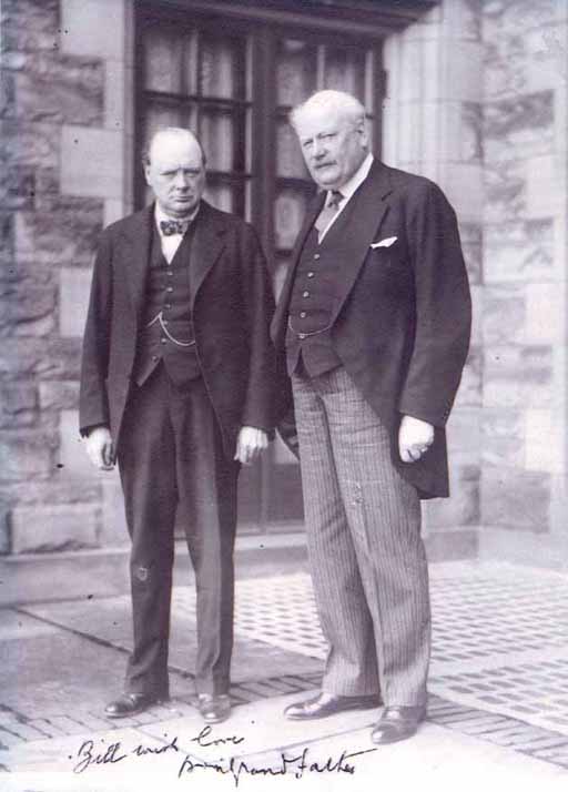 picture of william d. ross & winston churchill