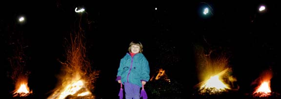 Alanna under the full moon